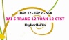 Bài 5 trang 12 Toán 12 tập 2 Chân trời sáng tạo